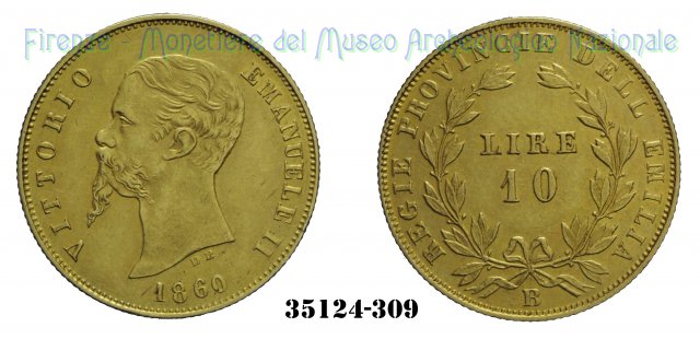 10 Lire 1860 (Bologna)