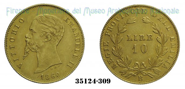 10 Lire 1860 (Bologna)