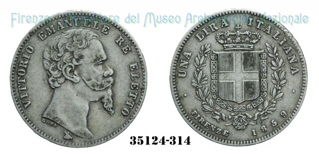 1 Lira - Firenze 1° Tipo 1859 (Firenze)