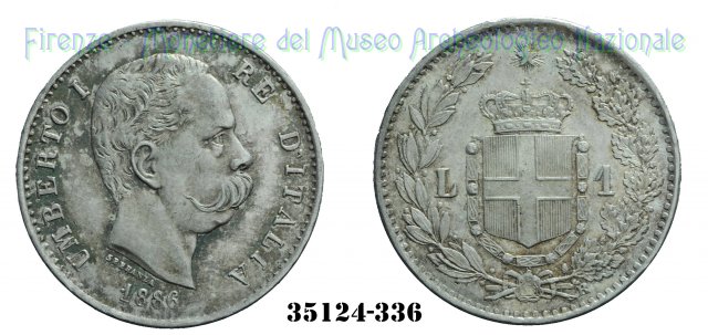 1 Lira 1886 (Roma)