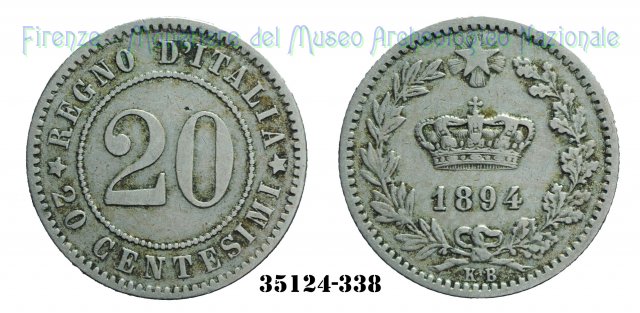 20 Centesimi 1894 (Berlino)