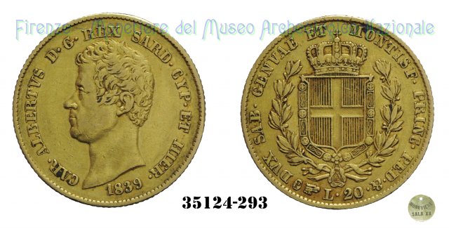 20 Lire 1839 (Torino)