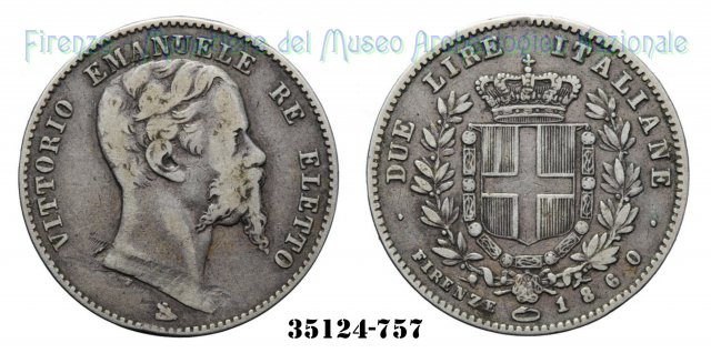 2 Lire - Firenze 1860 (Firenze)