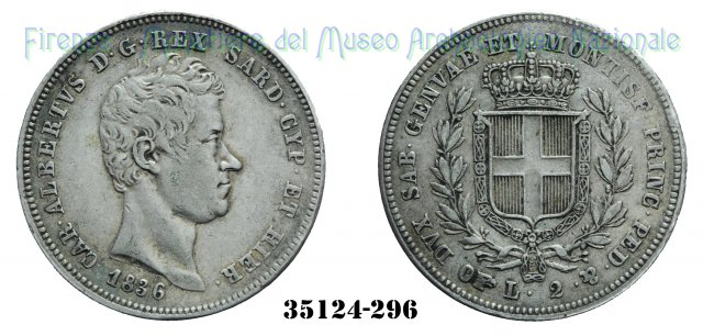 2 Lire 1836 (Torino)