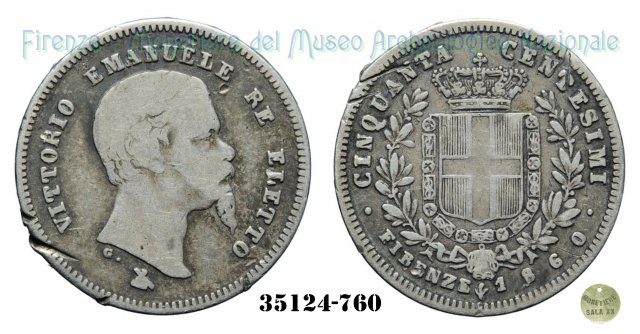 50 Centesimi - Firenze 1860 (Firenze)