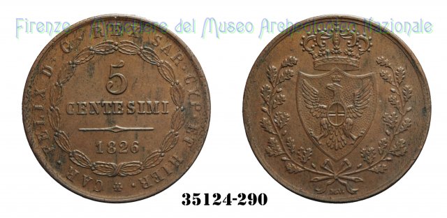 5 Centesimi 1826 (Bologna)