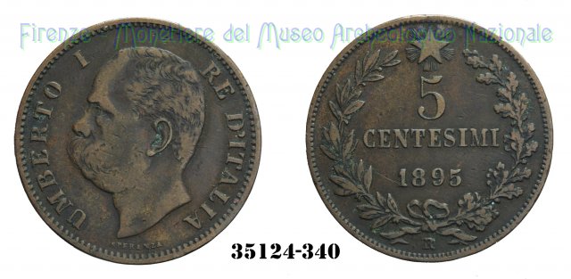 5 Centesimi 1895 (Roma)