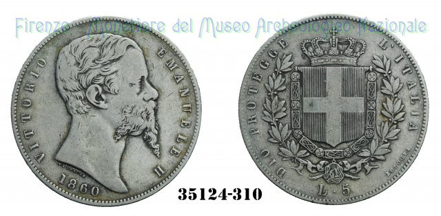 5 Lire 1860 (Bologna)