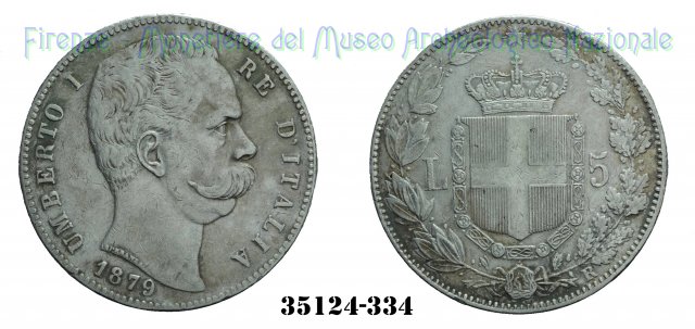 5 Lire 1879 (Roma)