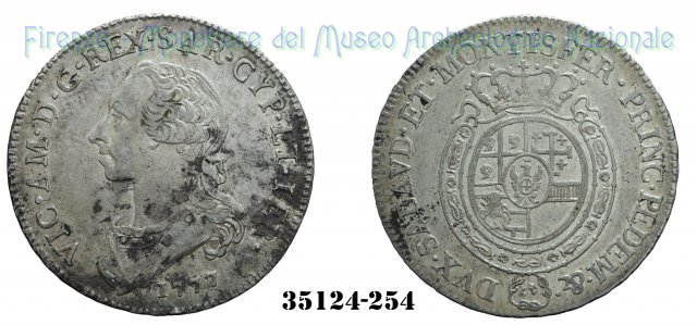 Mezzo Scudo da 3 lire 1777 (Torino)