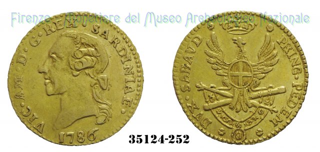 Quarto di Doppia - 2° Tipo 1786 (Torino)