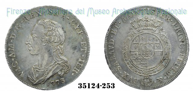 Scudo da 6 lire 1773 (Torino)