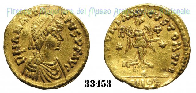 VICTORIAAVCVSTORVM 491-518 d.C. (Roma)