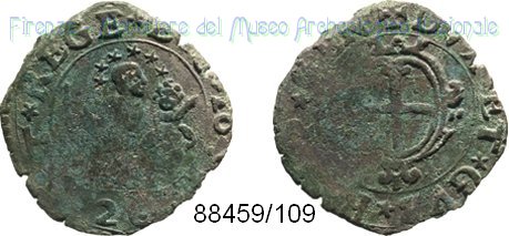 20 denari 1644-1645 (Genova)