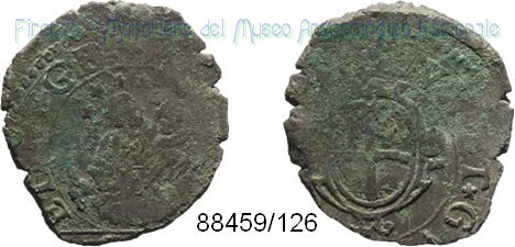 20 denari 1644-1645 (Genova)