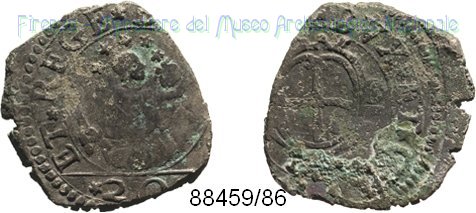 20 denari 1644-1645 (Genova)