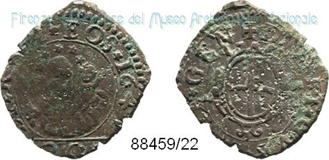 20 denari 1644-1645 (Genova)