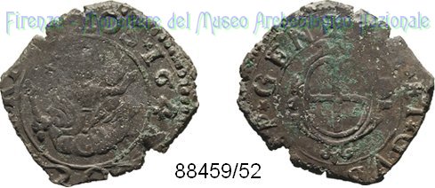 20 denari 1644-1645 (Genova)