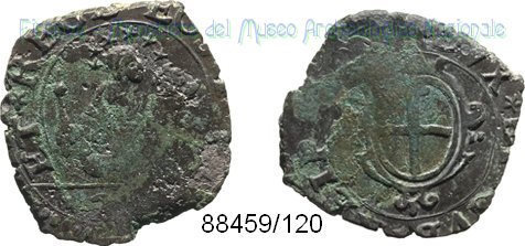 20 denari 1644-1645 (Genova)