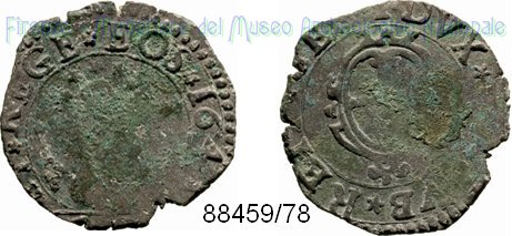 20 denari 1644-1645 (Genova)