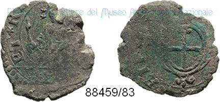 20 denari 1644-1645 (Genova)