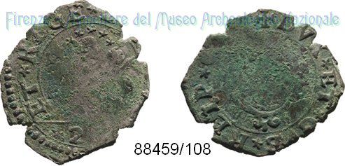 20 denari 1644-1645 (Genova)