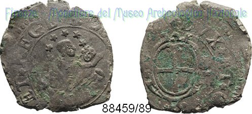 20 denari 1644-1645 (Genova)