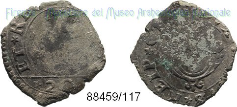 20 denari 1644-1645 (Genova)