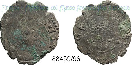 20 denari 1644-1645 (Genova)