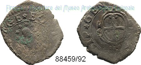 20 denari 1644-1645 (Genova)