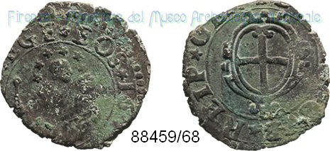 20 denari 1644-1645 (Genova)