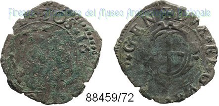 20 denari 1644-1645 (Genova)