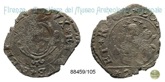 20 denari 1644-1645 (Genova)