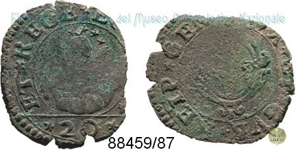 20 denari 1644 (Genova)