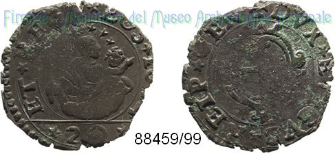 20 denari 1644 (Genova)