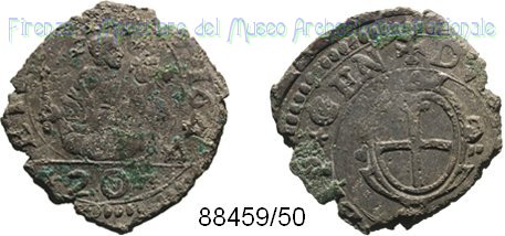 20 denari 1644 (Genova)