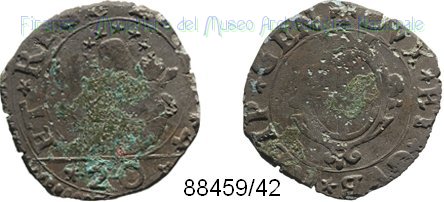 20 denari 1644 (Genova)