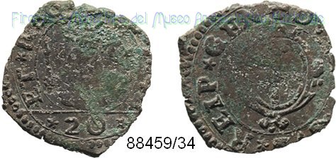 20 denari 1644 (Genova)