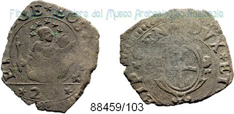 20 denari 1644 (Genova)