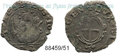 20 denari 1644 (Genova)