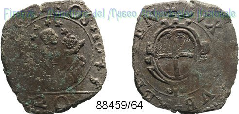 20 denari 1645 (Genova)