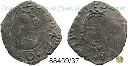 20 denari 1645 (Genova)