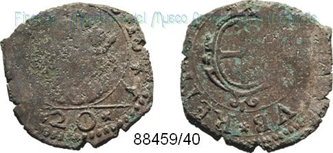 20 denari 1645 (Genova)