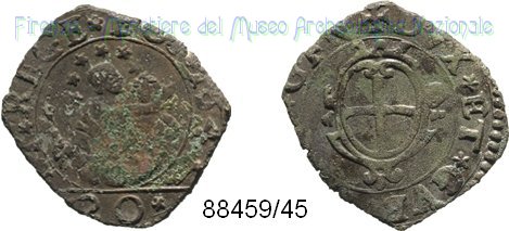 20 denari 1645 (Genova)