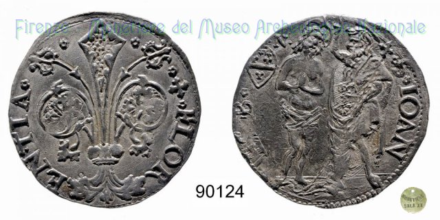 Barile da 10 soldi di quattrini bianchi 1513 (Firenze)