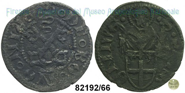 Quattrino (con chiavi al dritto) 1438-1443 (Bologna)