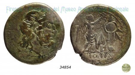 Vittoriato anonimo 211-210 a.C. (Italia Sud Est)