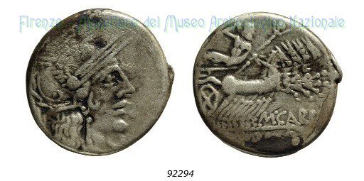 M. Papirius Carbo 123 a.C. (Roma)