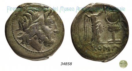 Vittoriato anonimo 211-208 a.C. (Sicilia)