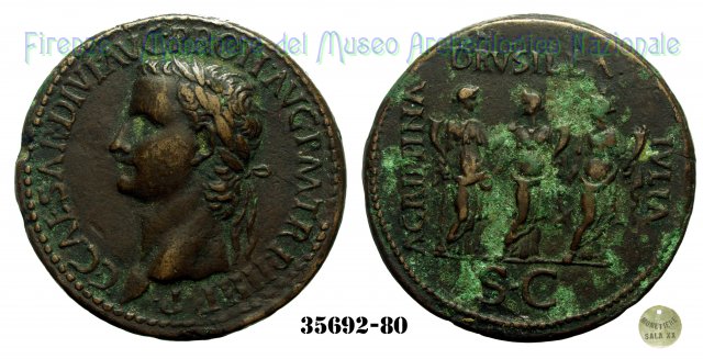 AGRIPPINA / DRVSILLA / IVLIA - RIC 41 39-40 d.C. (Roma)